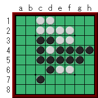 オセロ初級者向け、中割りの実践問題No.1