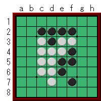 オセロ初級者向け、中割りの実践問題No.1