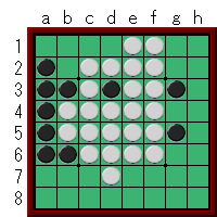 オセロ初級者向け、中割りの実践問題No.1